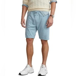 Polo Ralph Lauren 8.5" Luxury Jersey Shorts in Blue Heather